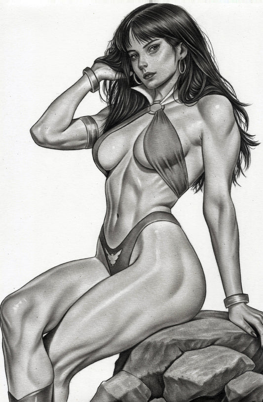 VAMPIRELLA ARMAGEDDON #12 - ALAN BORGES COVER B SKETCH VARIANT KNIGHT OF COMICS SDCC 2026 EXCLUSIVE LTD 200 - Preorder