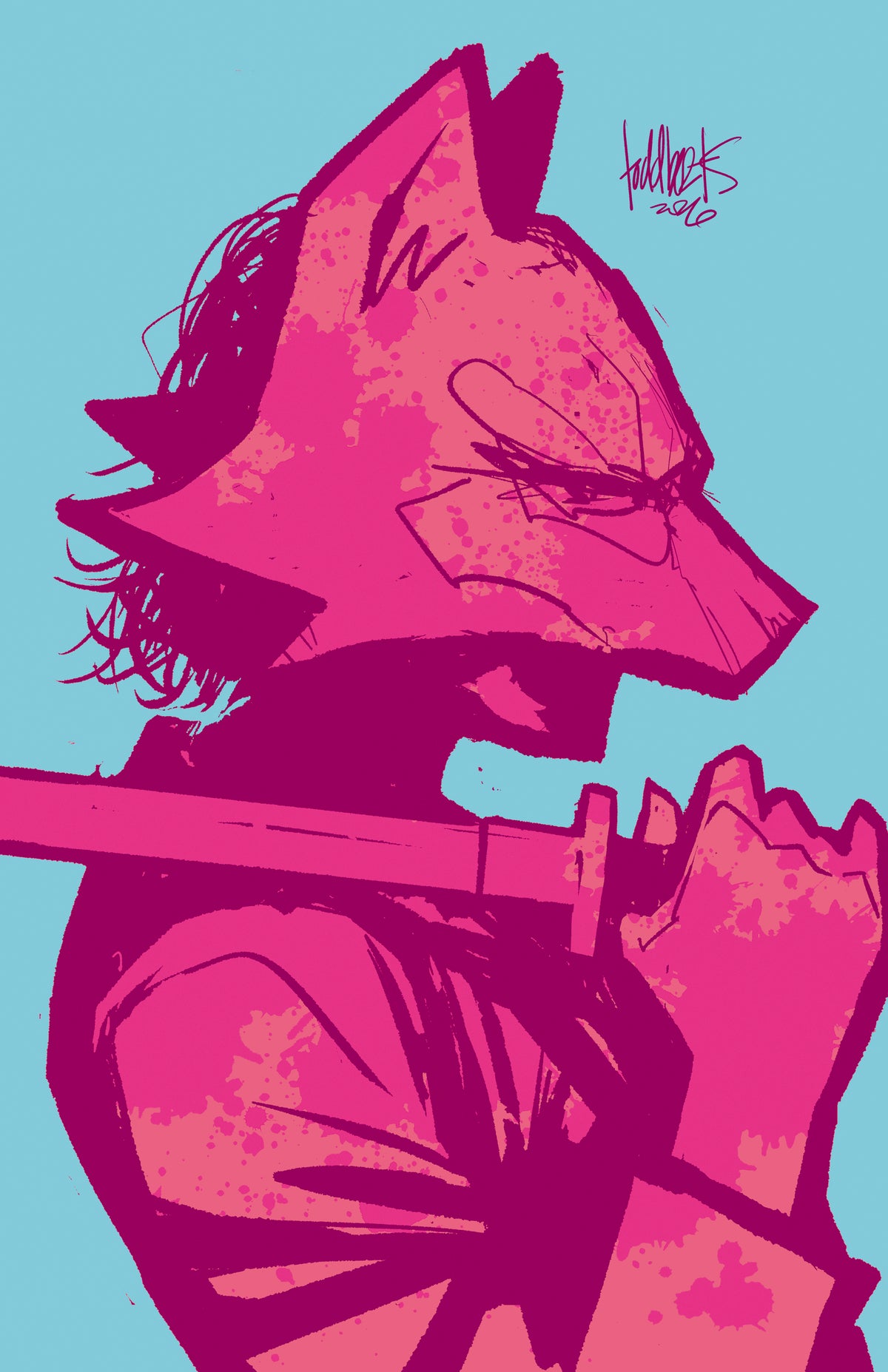 EXQUISITE CORPSES: FOX MASK KILLER #1 - TODD BEATS COVER B VIRGIN VARIANT NYCC 2026 TODD BEATS WEBSITE EXCLUSIVE LTD 500 - Preorder