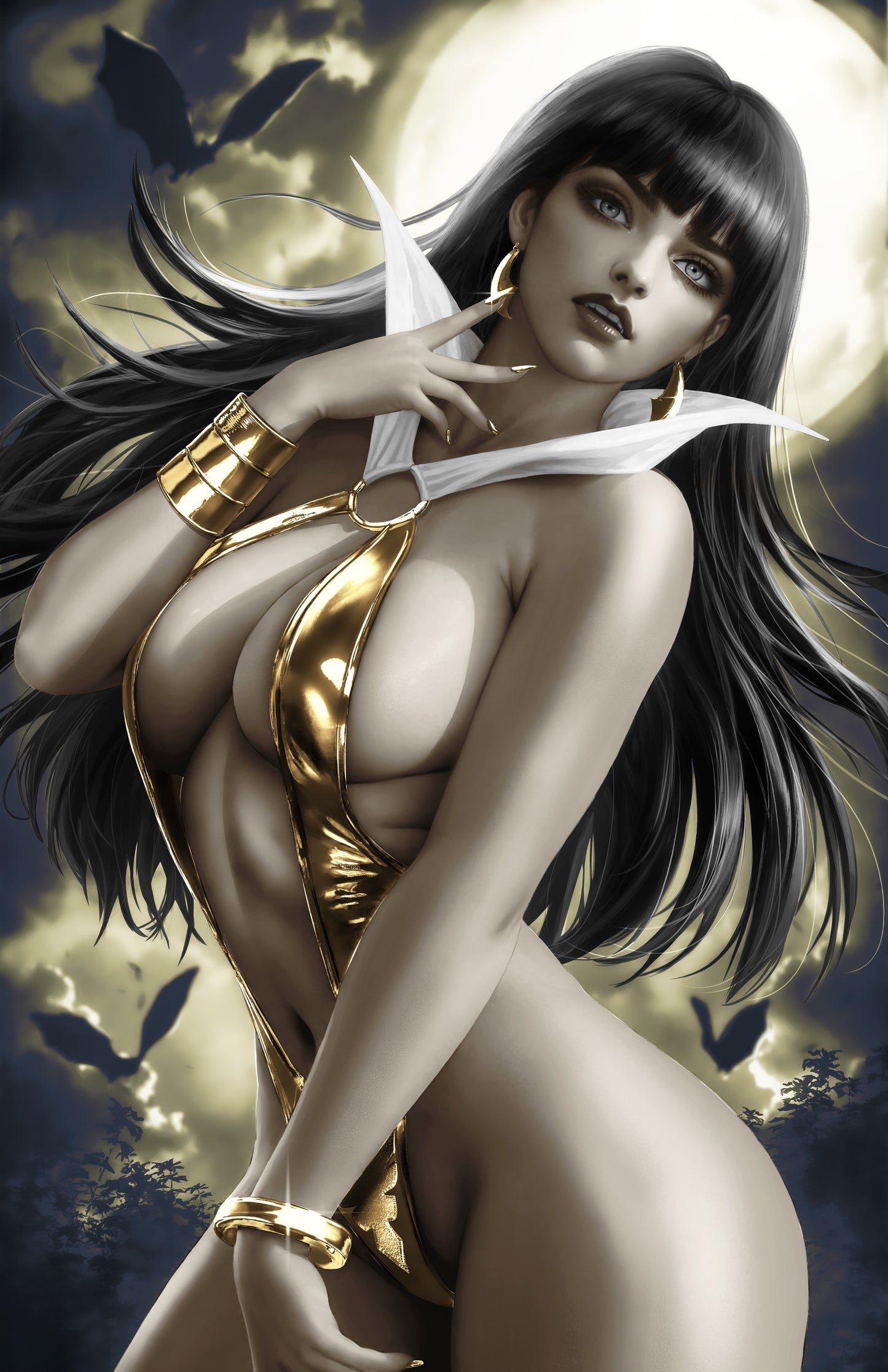 VAMPIRELLA ARMAGEDDON #5 - DANEJO COVER B (GOLD) VIRGIN VARIANT LTD 150 KOC EXCLUSIVE