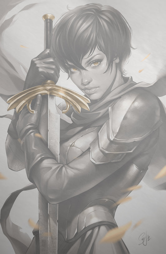 TRIBUTE KENTARO MIURA CREATOR OF BERSERK - KATYA SINYUKHINA COVER B WHITE METAL LTD 10 FANEXPO NEW ORLEANS EXCLUSIVE