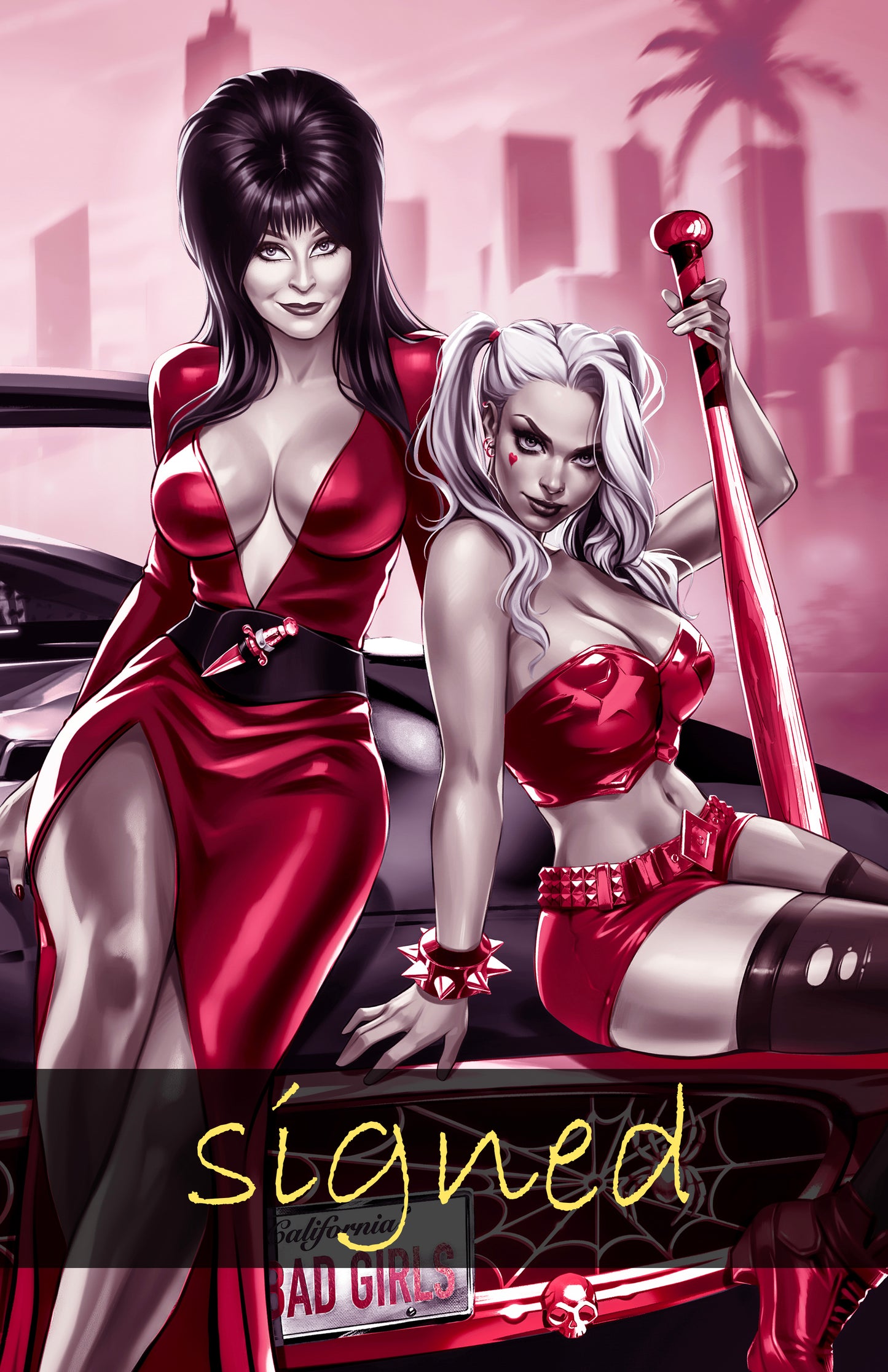 HARLEY QUINN X ELVIRA #1 - KATYA SINYUKHINA COVER C NYCC 2025 EXCLUSIVE - Preorder