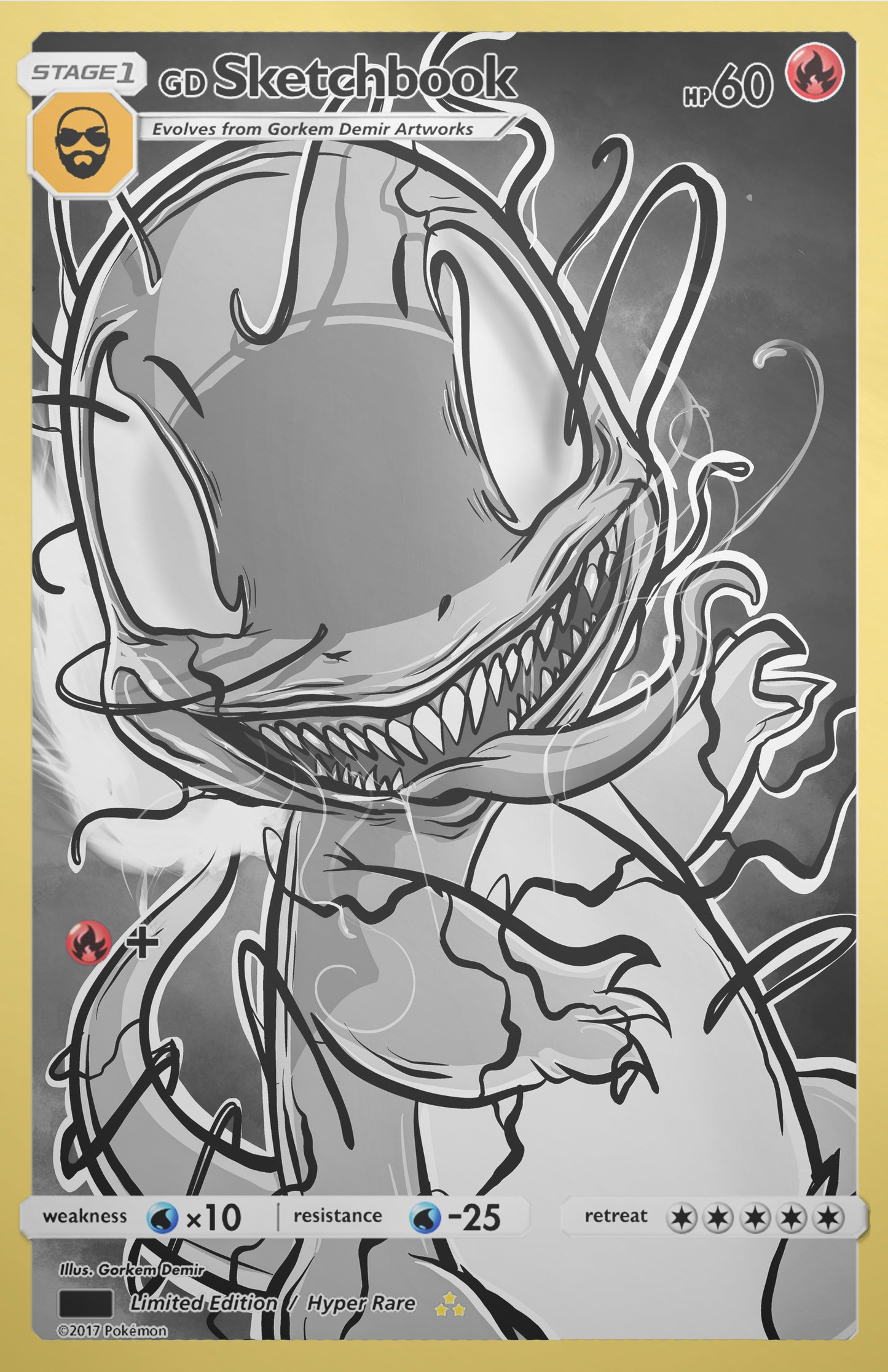 GORKEM DEMIR SKETCHBOOK - CHARMIZED HOLOFOIL VARIANT NYCC 2025 EXCLUSIVE - Preorder