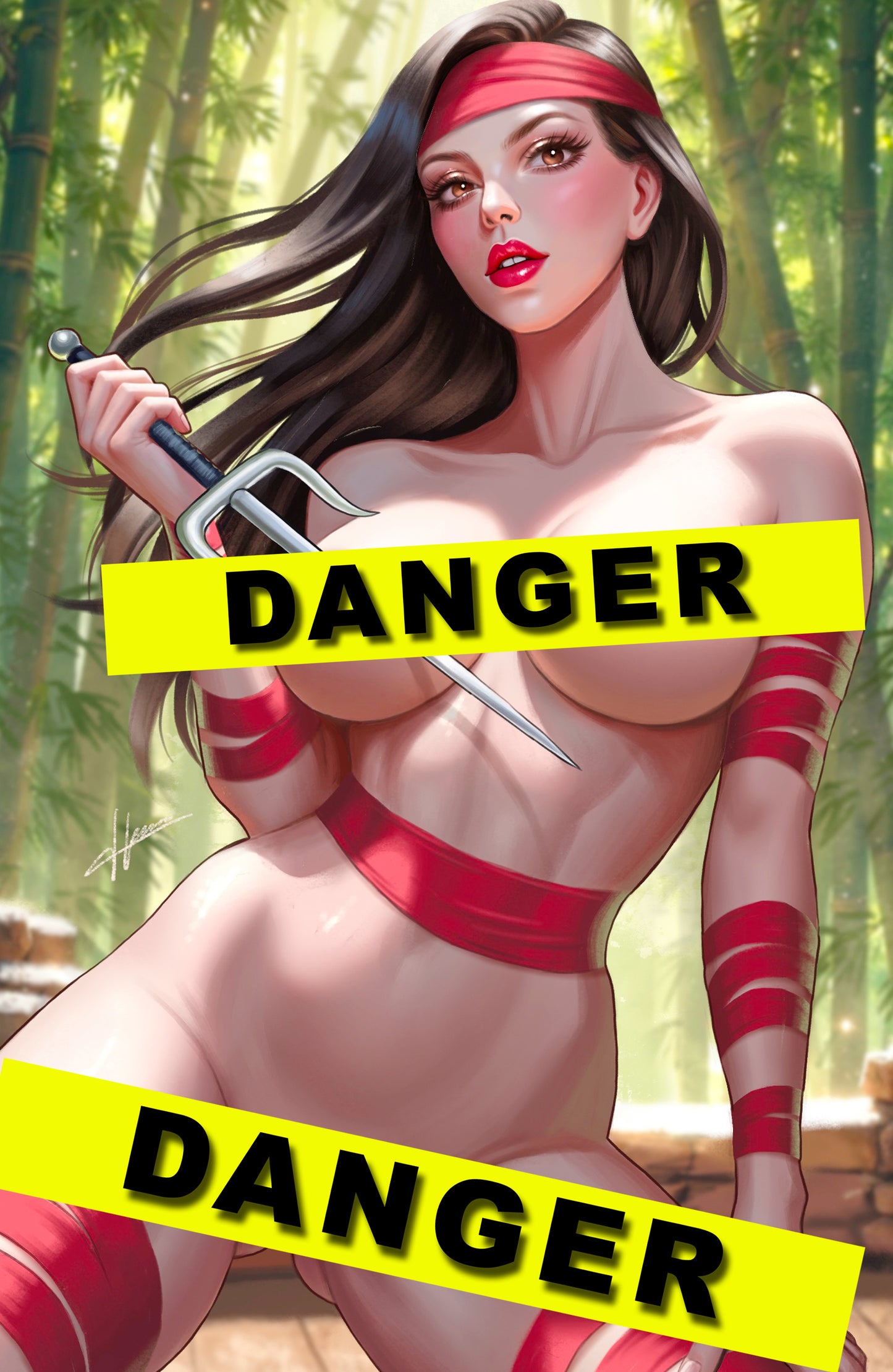 WAIFU CHRONICLES #1 - RED ASSASSIN COSPLAY by Hanna Lam - PREORDER +(CRYSTAL CLEAR BOARD)