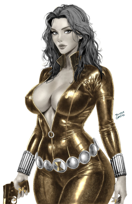 WAIFU CHRONICLES #1 - SENSUAL ASSASSIN COSPLAY (SECRET DROP) - by Tim Grayson +(CRYSTAL CLEAR BOARD)
