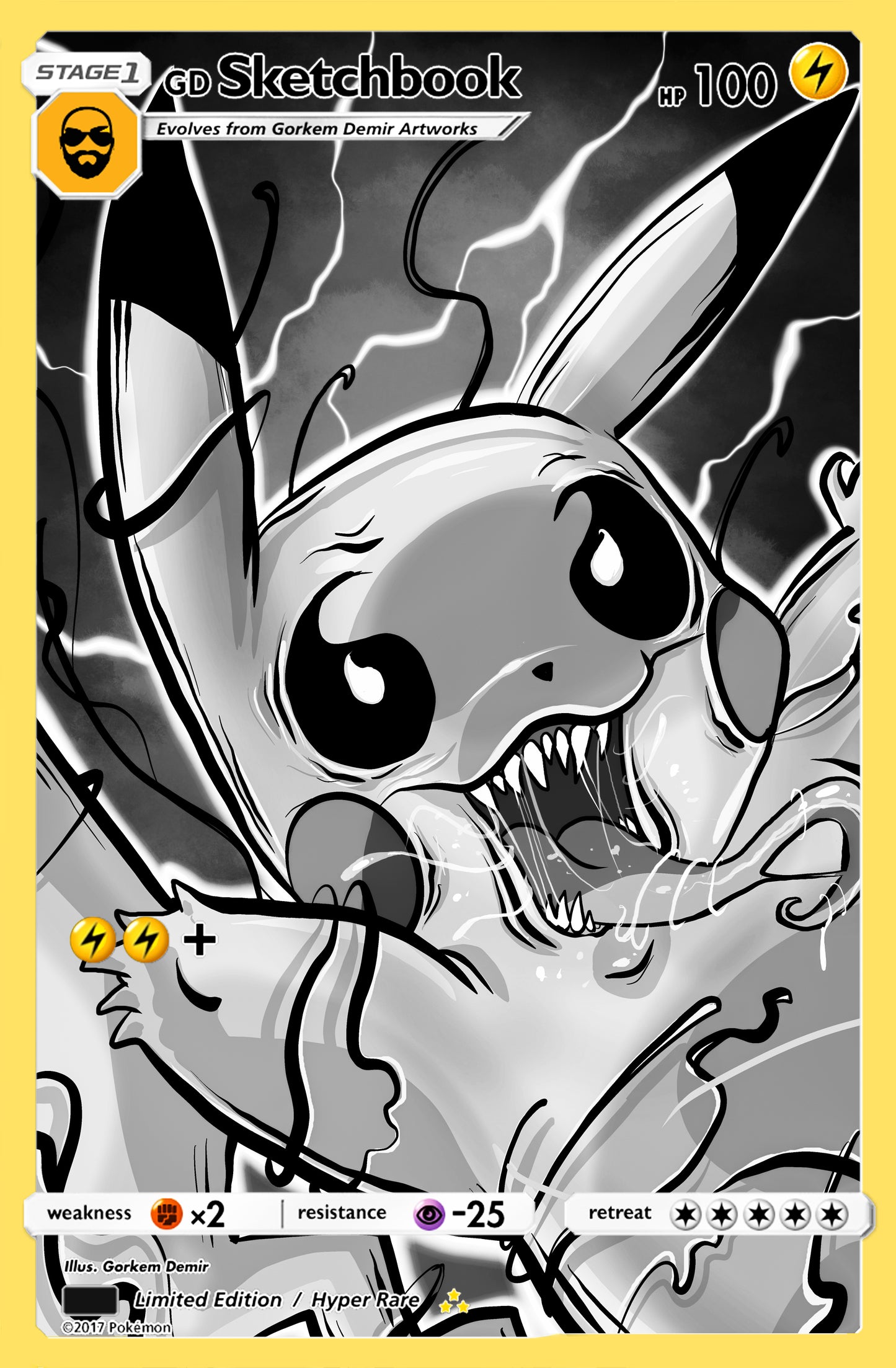 GORKEM DEMIR SKETCHBOOK - PIKAMIZED VARIANT NYCC 2025 EXCLUSIVE - Preorder