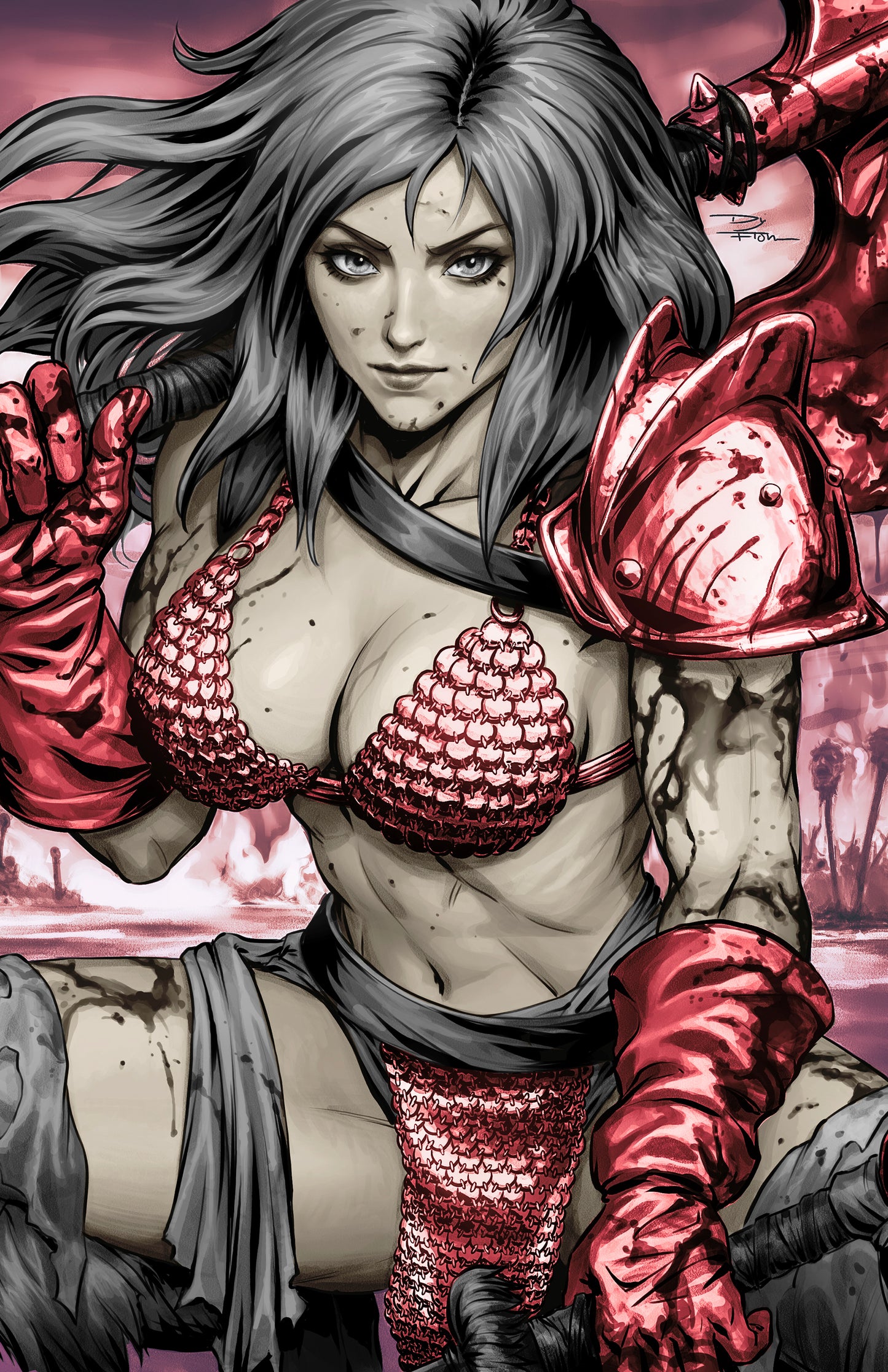 SONJA REBORN #4 - KARN KIRK RATANASIN COVER C LTD 50 FANEXPO NEW ORLEANS EXCLUSIVE