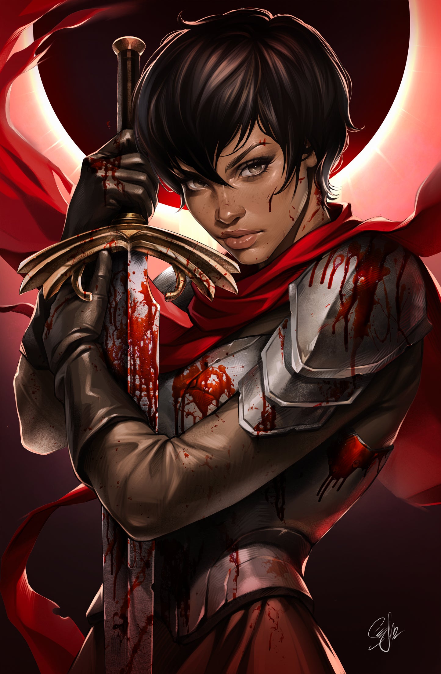 TRIBUTE KENTARO MIURA CREATOR OF BERSERK - KATYA SINYUKHINA COVER C FANEXPO NEW ORLEANS EXCLUSIVE