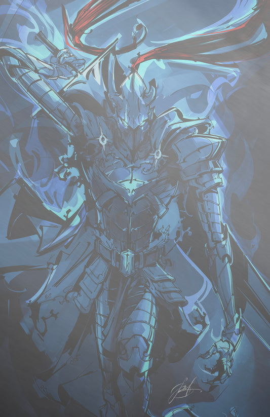 FAME: CHUGONG SOLO LEVELING - VIKTOR MILLER GAUSA IGRIS COVER C FOIL LTD 15 FANEXPO NEW ORLEANS EXCLUSIVE