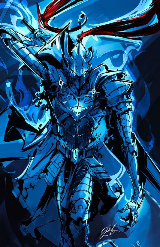 FAME: CHUGONG SOLO LEVELING - VIKTOR MILLER GAUSA IGRIS COVER C WHITE METAL LTD 5 FANEXPO NEW ORLEANS EXCLUSIVE