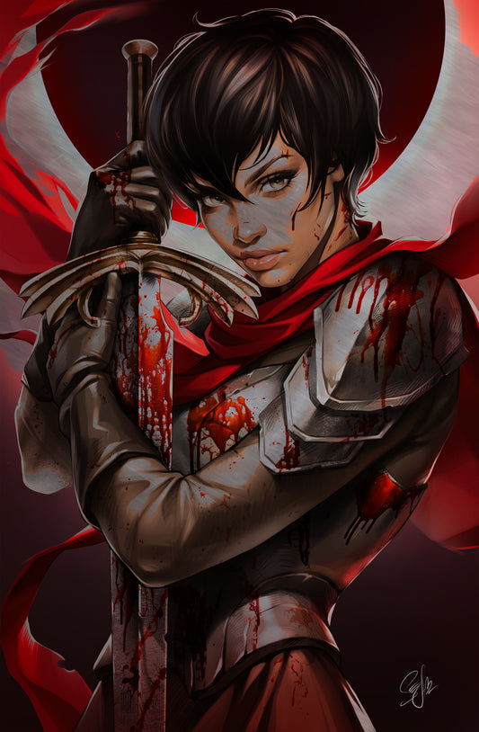 TRIBUTE KENTARO MIURA CREATOR OF BERSERK - KATYA SINYUKHINA COVER C METAL LTD 10 FANEXPO NEW ORLEANS EXCLUSIVE