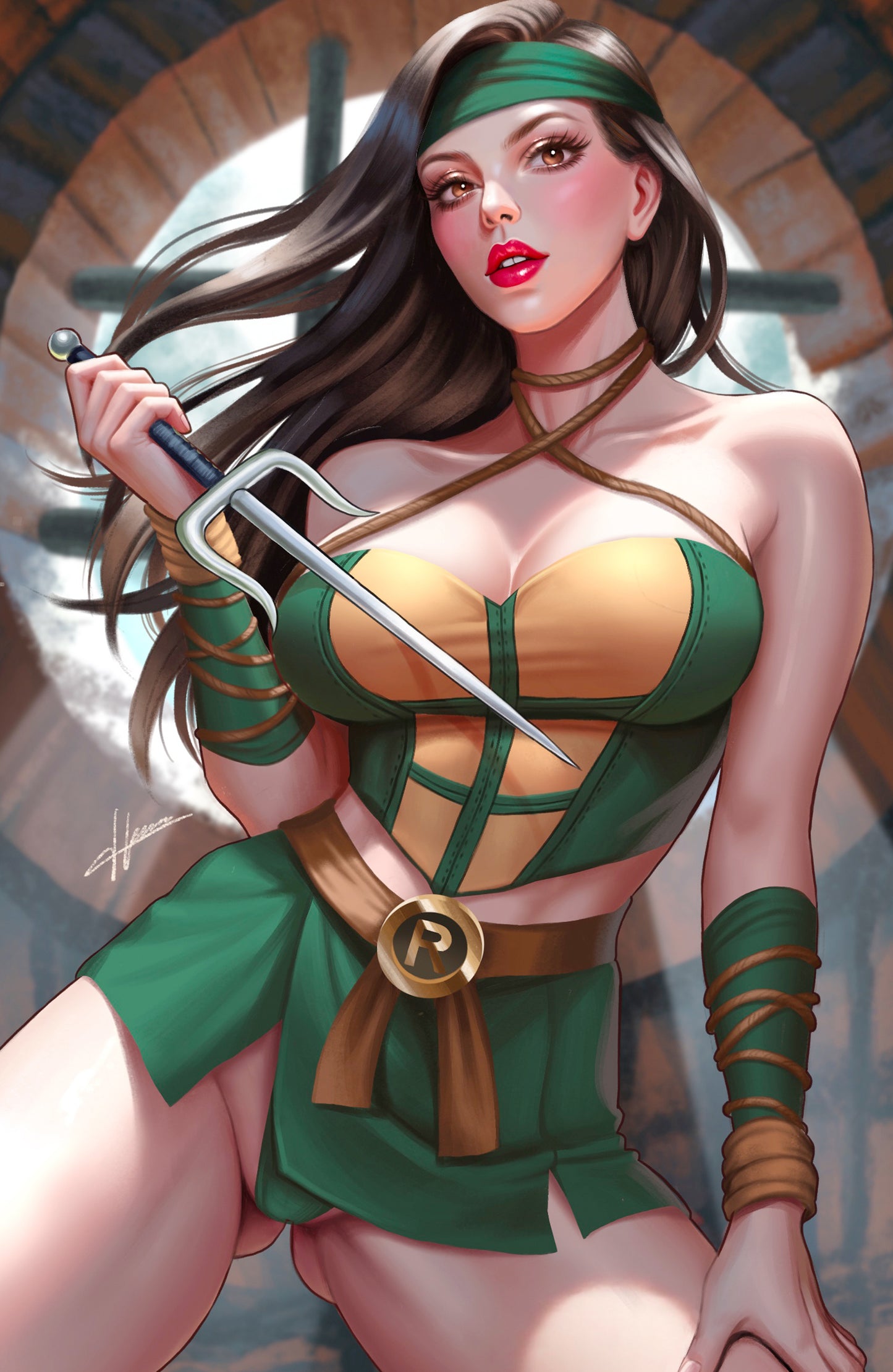 WAIFU CHRONICLES #1 - RED ASSASSIN COSPLAY by Hanna Lam - PREORDER +(CRYSTAL CLEAR BOARD)
