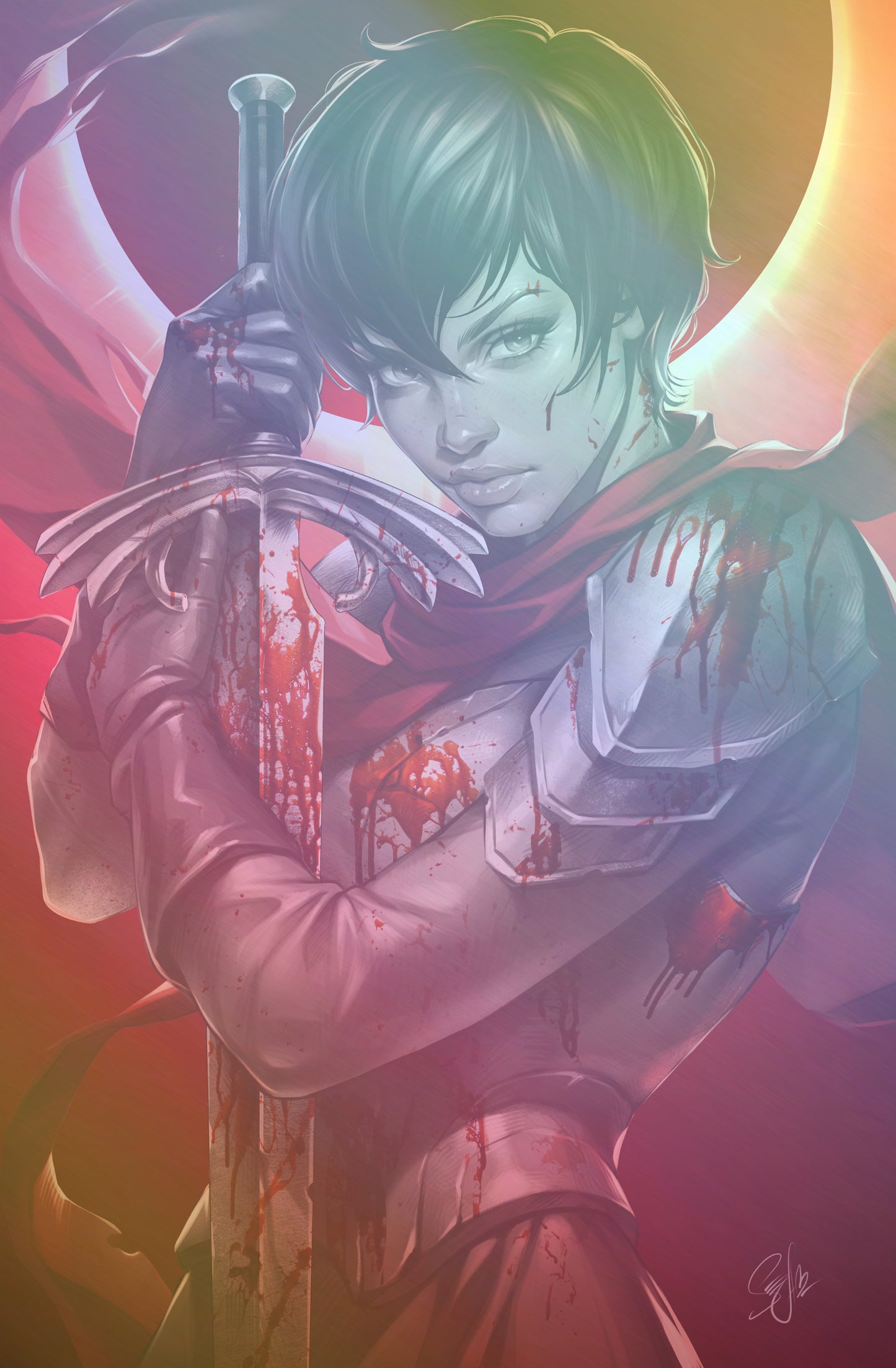 TRIBUTE KENTARO MIURA CREATOR OF BERSERK - KATYA SINYUKHINA COVER D FOIL LTD 30 FANEXPO NEW ORLEANS EXCLUSIVE