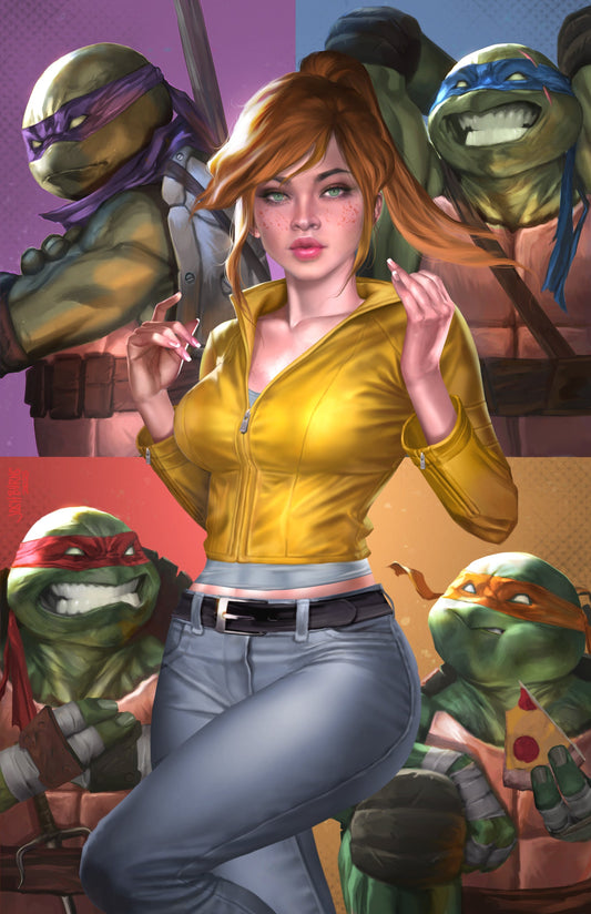 TEENAGE MUTANT NINJA TURTLES #14 - JOSH BURNS VIRGIN VARIANT