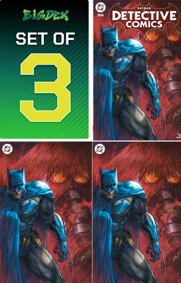 BATMAN DETECTIVE COMICS #1105 - ALAN QUAH TRADE, VIRGIN & FOIL VARIANT BUNDLE SET