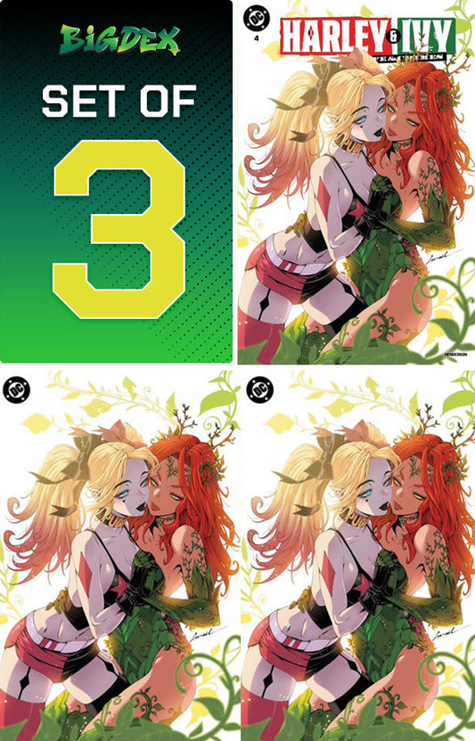 HARLEY & IVY LIFE AND CRIMES #4 - GODTAIL TRADE, VIRGIN & FOIL VARIANT BUNDLE SET