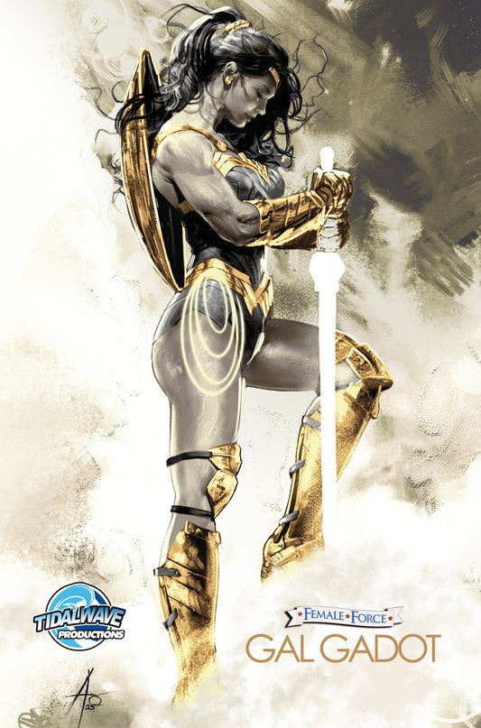 FAME GAL GADOT - RUDY AO TRADE VARIANT C2E2 2025 EXCLUSIVE GOLD EDITION