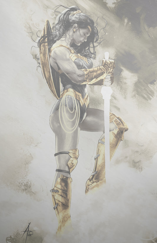 FAME GAL GADOT - RUDY AO FOIL VARIANT C2E2 2025 EXCLUSIVE GOLD EDITION