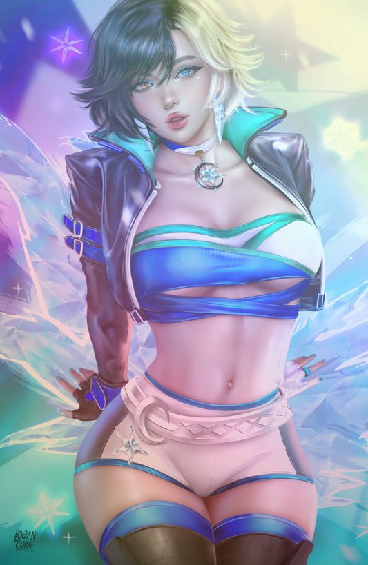 WAIFU CHRONICLES #1 - WINTER CHILL COSPLAY - HOLOFOIL/MAGMA FOIL/LEATHER - by Logan Cure - PREORDER