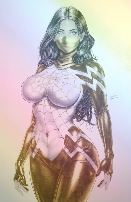 WAIFU CHRONICLES #1 - GHOST SPIDER COSPLAY - TIM GRAYSON COVER B FOIL LTD 10