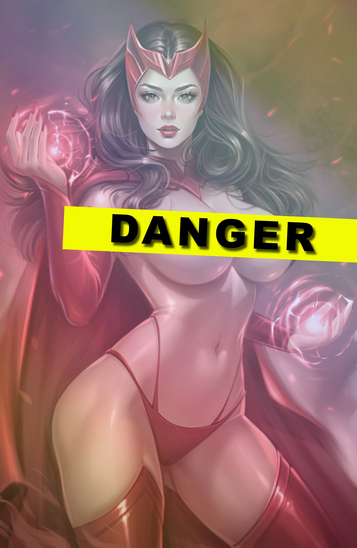 WAIFU CHRONICLES #1 - SPELLBOUND COSPLAY - HOLOFOIL/LEATHER - by Pilnikova Art - Preorder