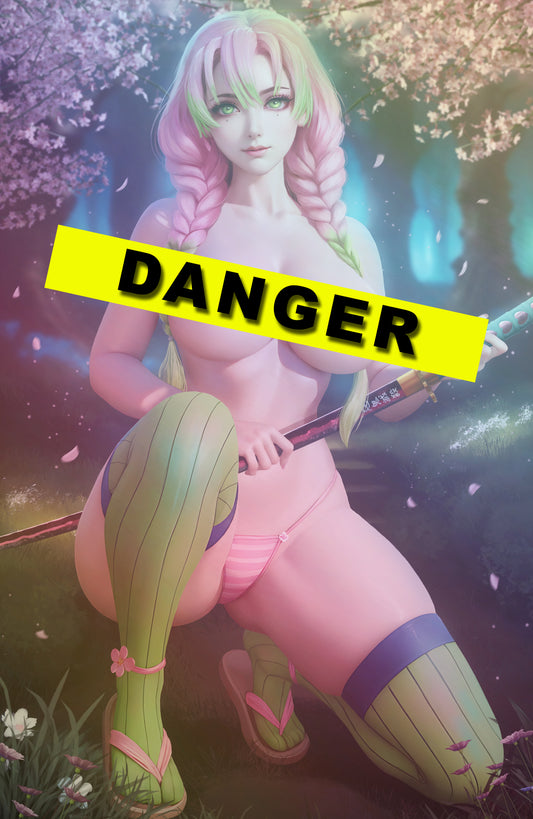 WAIFU CHRONICLES #1 - PINK SLAYER COSPLAY - HOLOFOIL/MAGMA FOIL/LEATHER - by Danejo - PREORDER +(CRYSTAL CLEAR BOARD)