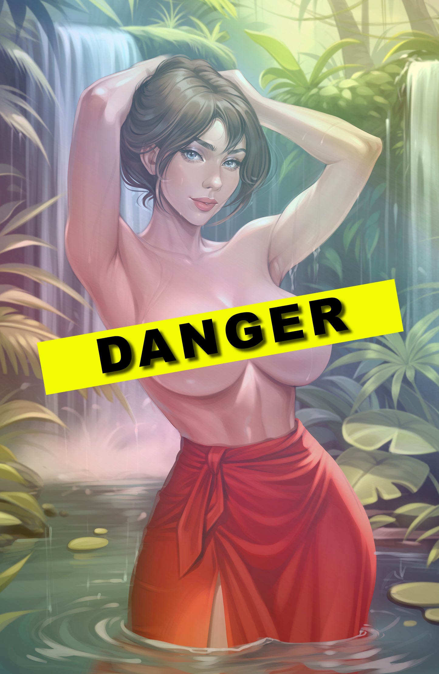 WAIFU CHRONICLES #1 - JUNGLE QUEEN COSPLAY - HOLOFOIL/LAVA FOIL/LEATHER - by Pilnikova