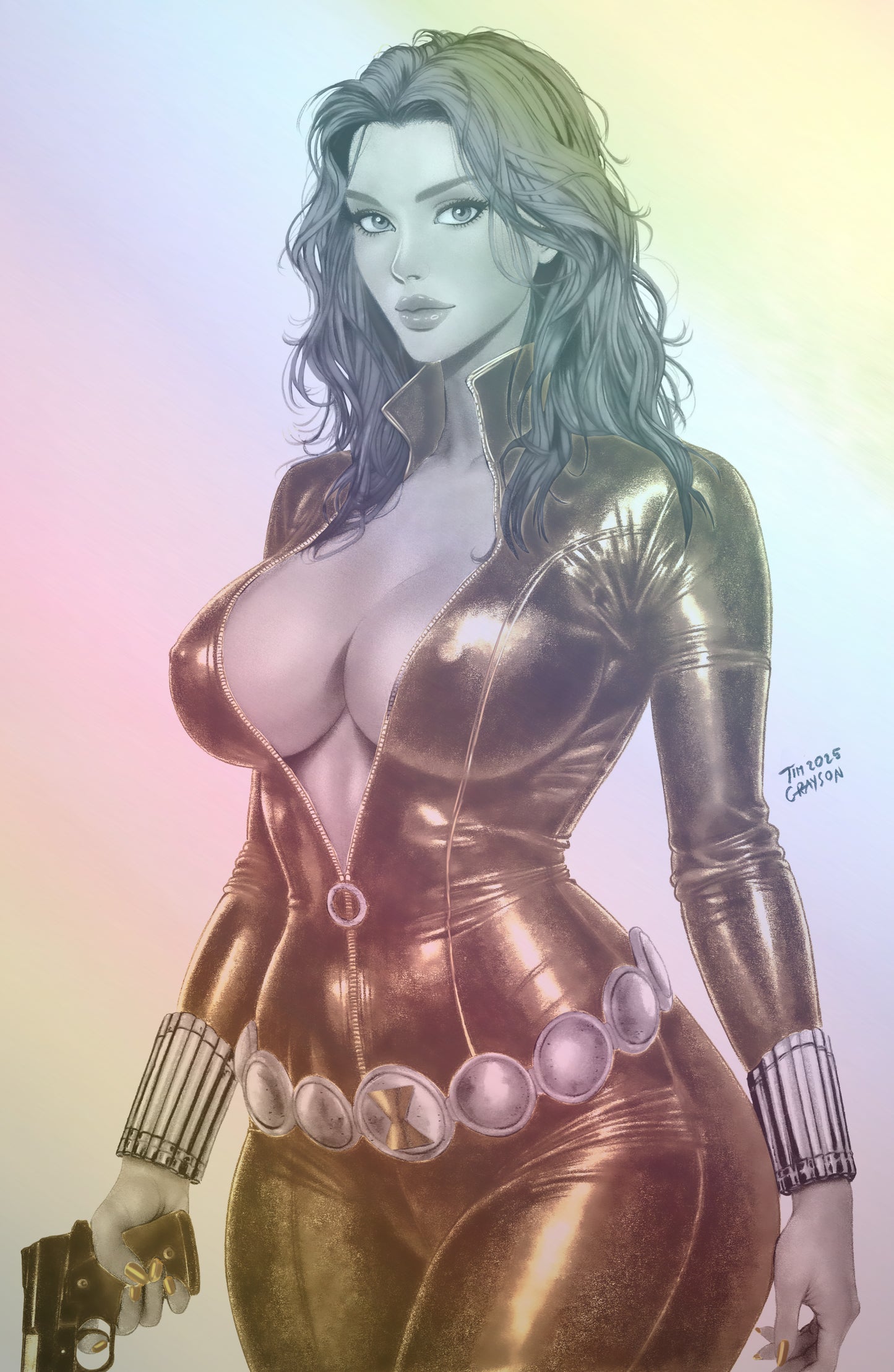 WAIFU CHRONICLES #1 - SENSUAL ASSASSIN COSPLAY (SECRET DROP) - by Tim Grayson +(CRYSTAL CLEAR BOARD)