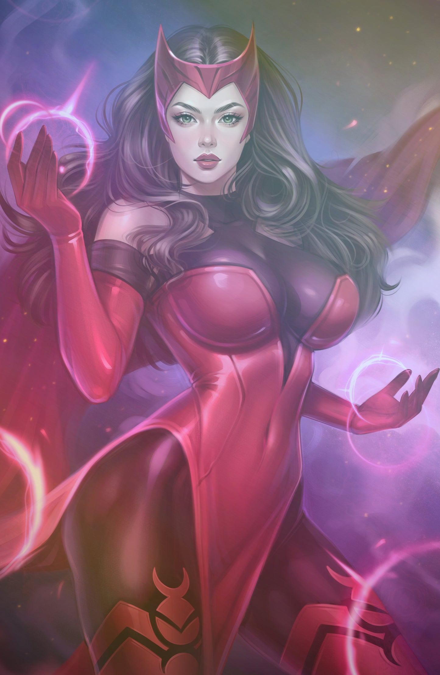 WAIFU CHRONICLES #1 - SPELLBOUND COSPLAY - HOLOFOIL/LEATHER - by Pilnikova Art - Preorder