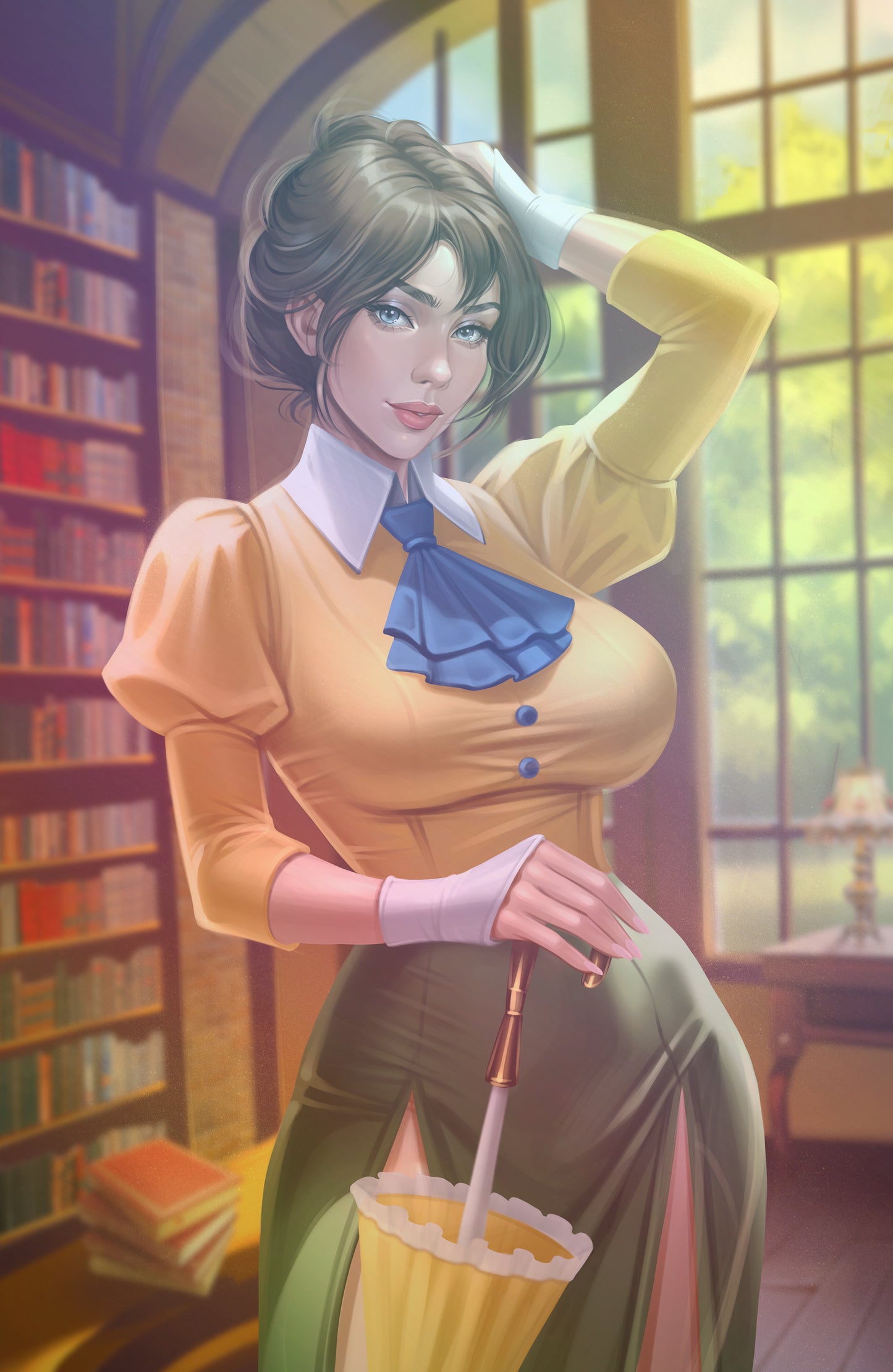 WAIFU CHRONICLES #1 - JUNGLE QUEEN COSPLAY - HOLOFOIL/LAVA FOIL/LEATHER - by Pilnikova