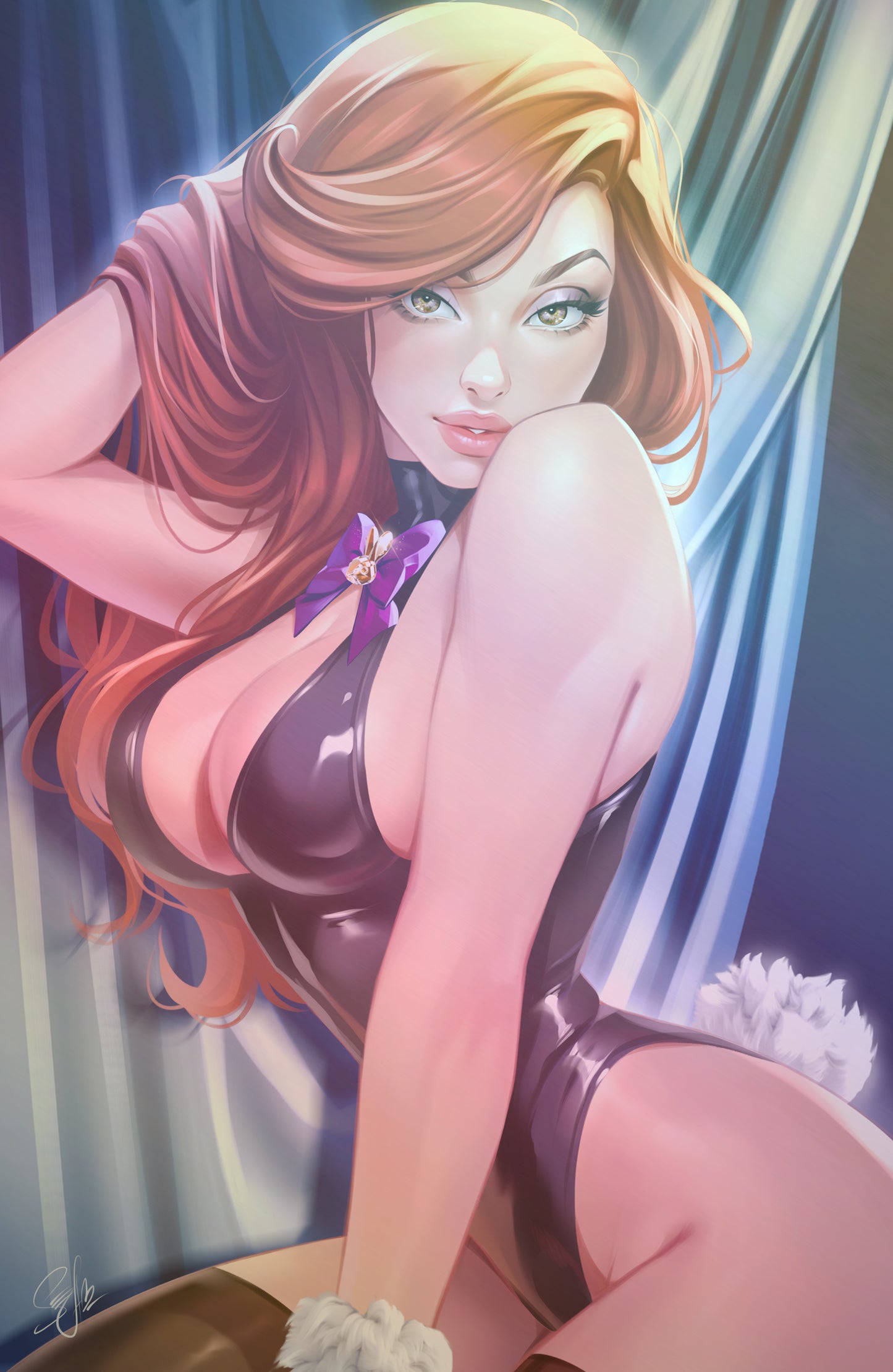 WAIFU CHRONICLES #1 - MAIN ATTRACTION COSPLAY - HOLOFOIL/MAGMA FOIL/LEATHER - by Katya Sinyukhina - Preorder