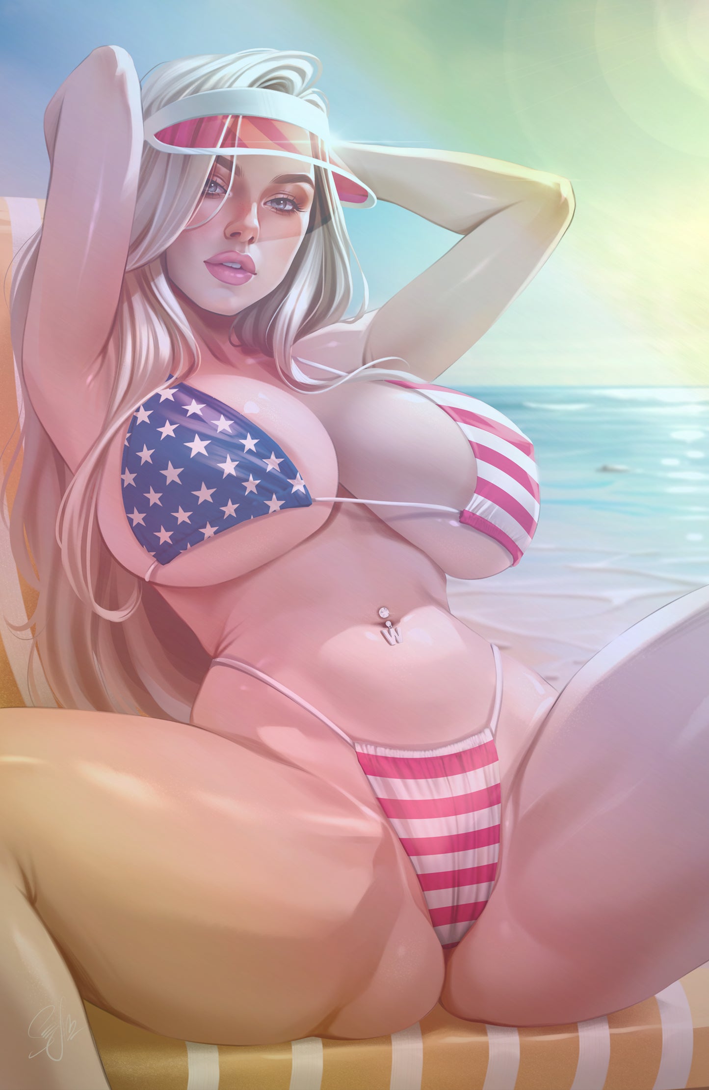 WAIFU CHRONICLES #1 - CAPTAIN MAKIMA COSPLAY - FOIL - by Katya Sinyukhina - PREORDER