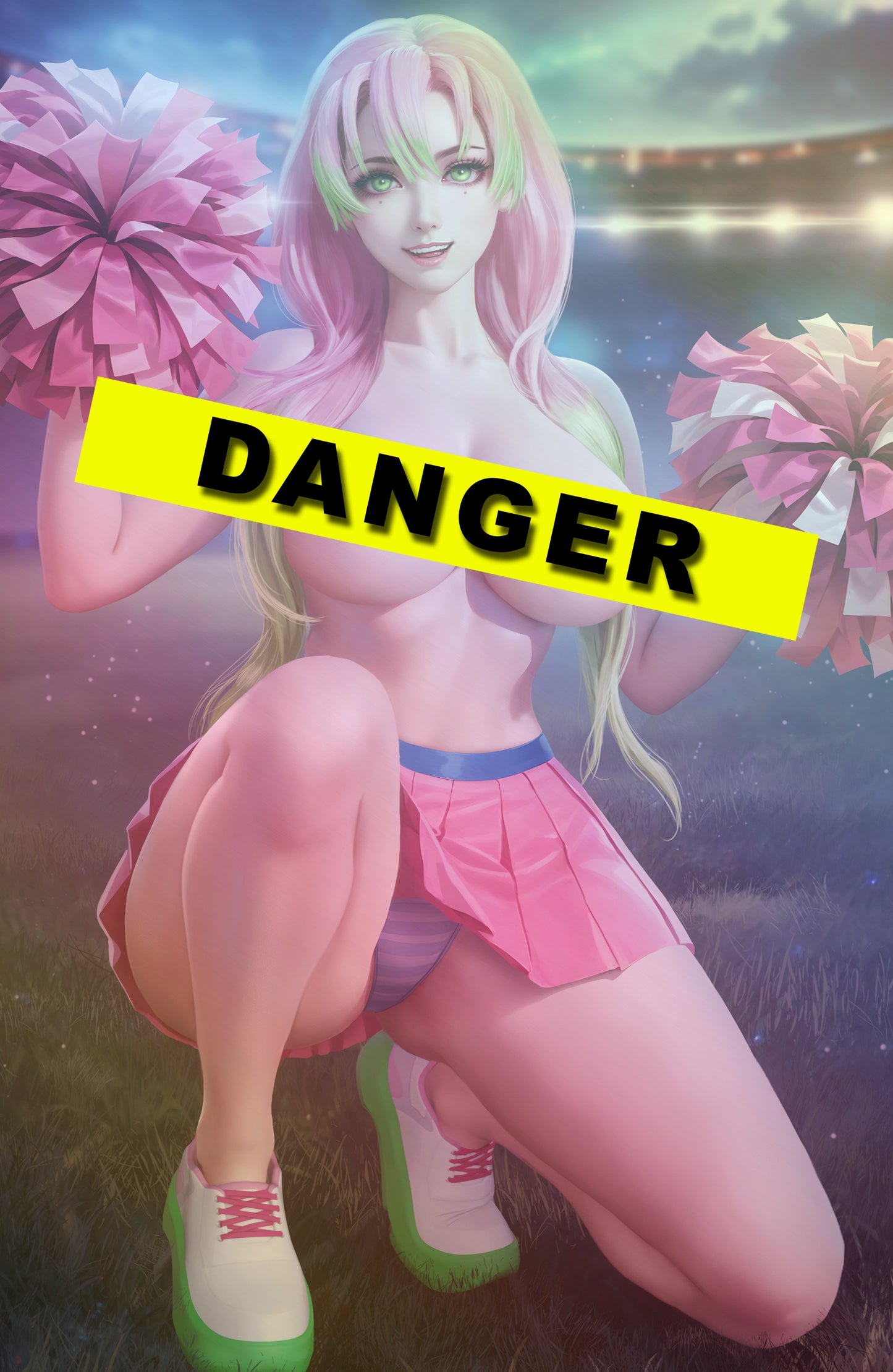 WAIFU CHRONICLES #1 - PINK SLAYER COSPLAY - HOLOFOIL/MAGMA FOIL/LEATHER - by Danejo - PREORDER +(CRYSTAL CLEAR BOARD)