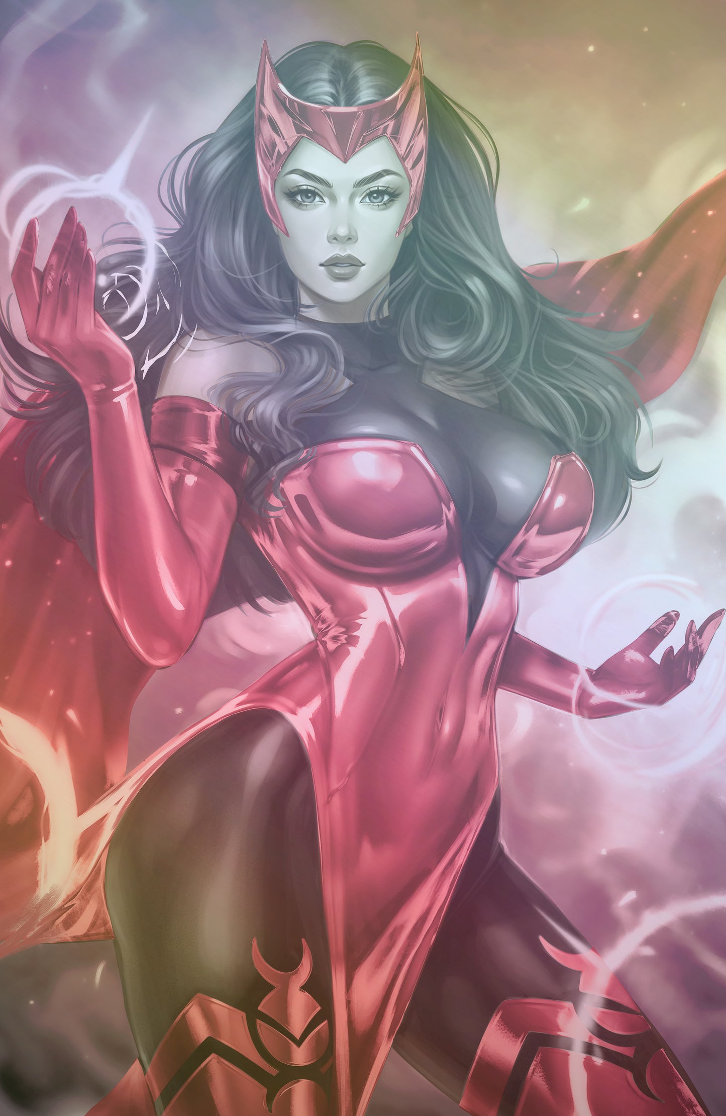 WAIFU CHRONICLES #1 - SPELLBOUND COSPLAY - HOLOFOIL/LEATHER - by Pilnikova Art - Preorder