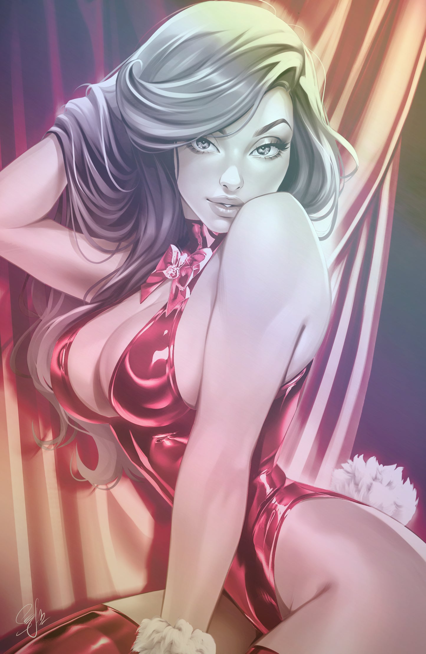 WAIFU CHRONICLES #1 - MAIN ATTRACTION COSPLAY - HOLOFOIL/MAGMA FOIL/LEATHER - by Katya Sinyukhina - Preorder