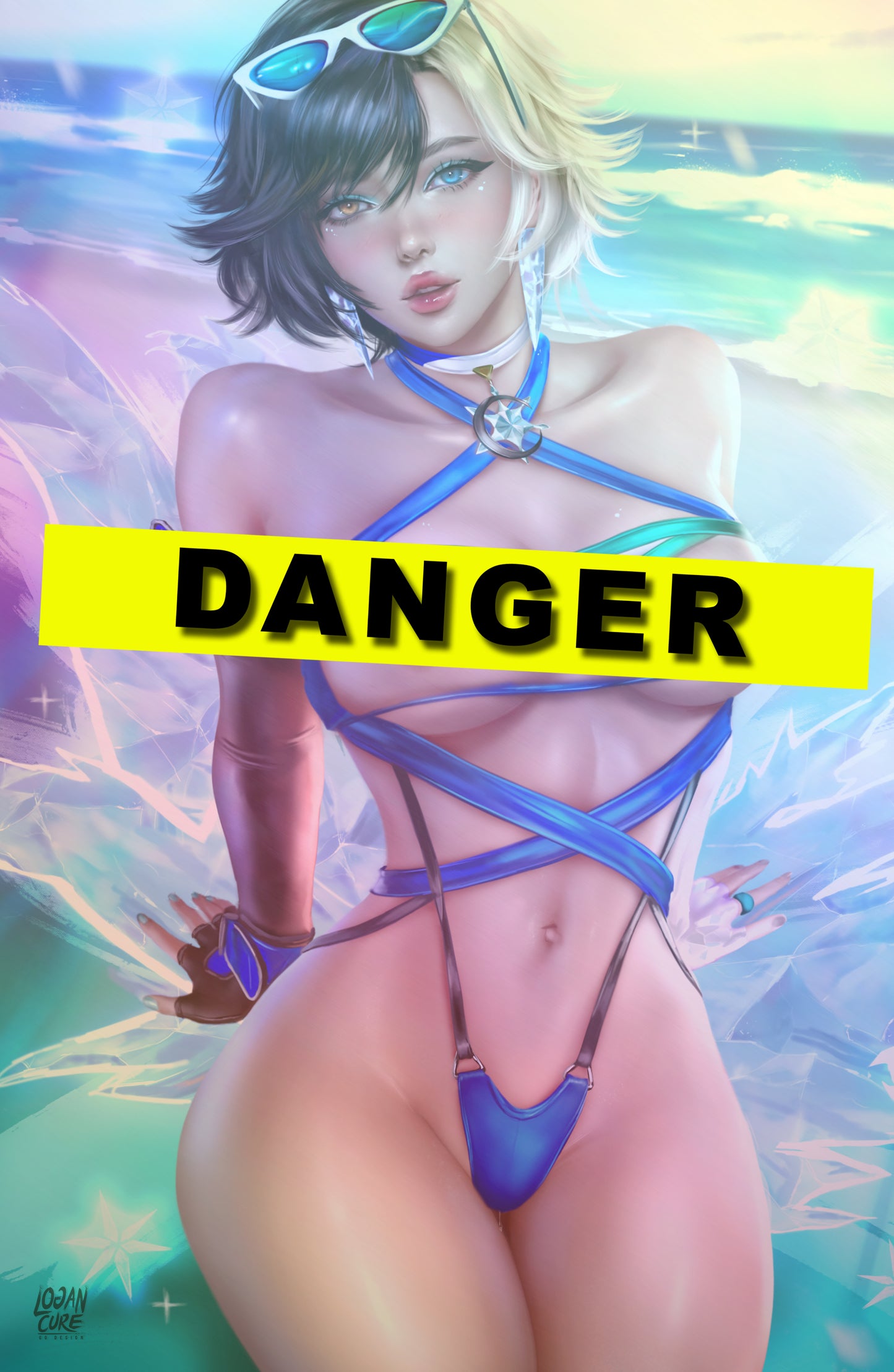 WAIFU CHRONICLES #1 - WINTER CHILL COSPLAY - HOLOFOIL/MAGMA FOIL/LEATHER - by Logan Cure - PREORDER