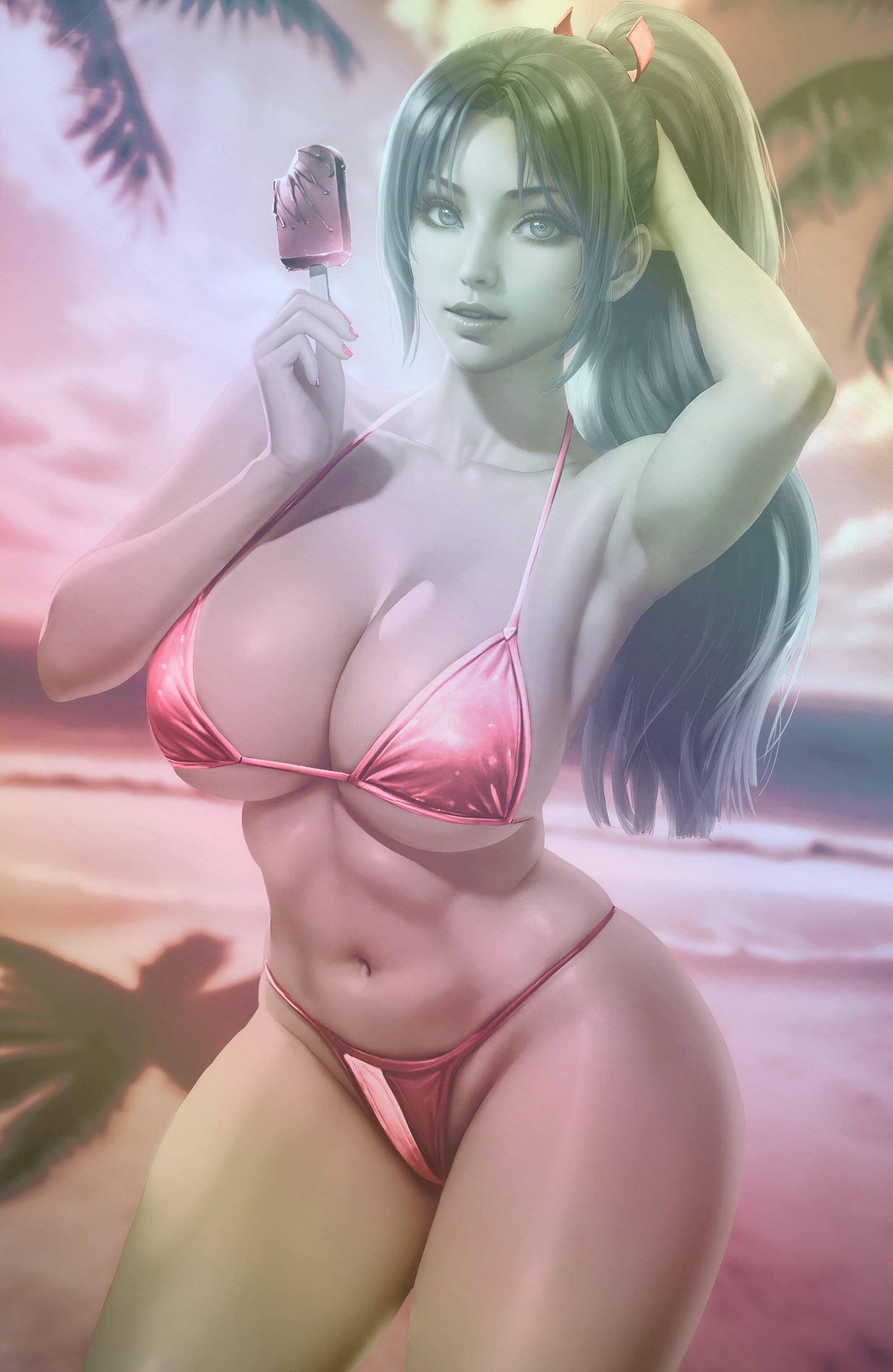 WAIFU CHRONICLES #1 - FAN SHINOBI COSPLAY - HOLOFOIL/LAVA FOIL/LEATHER - by Danejo - Preorder