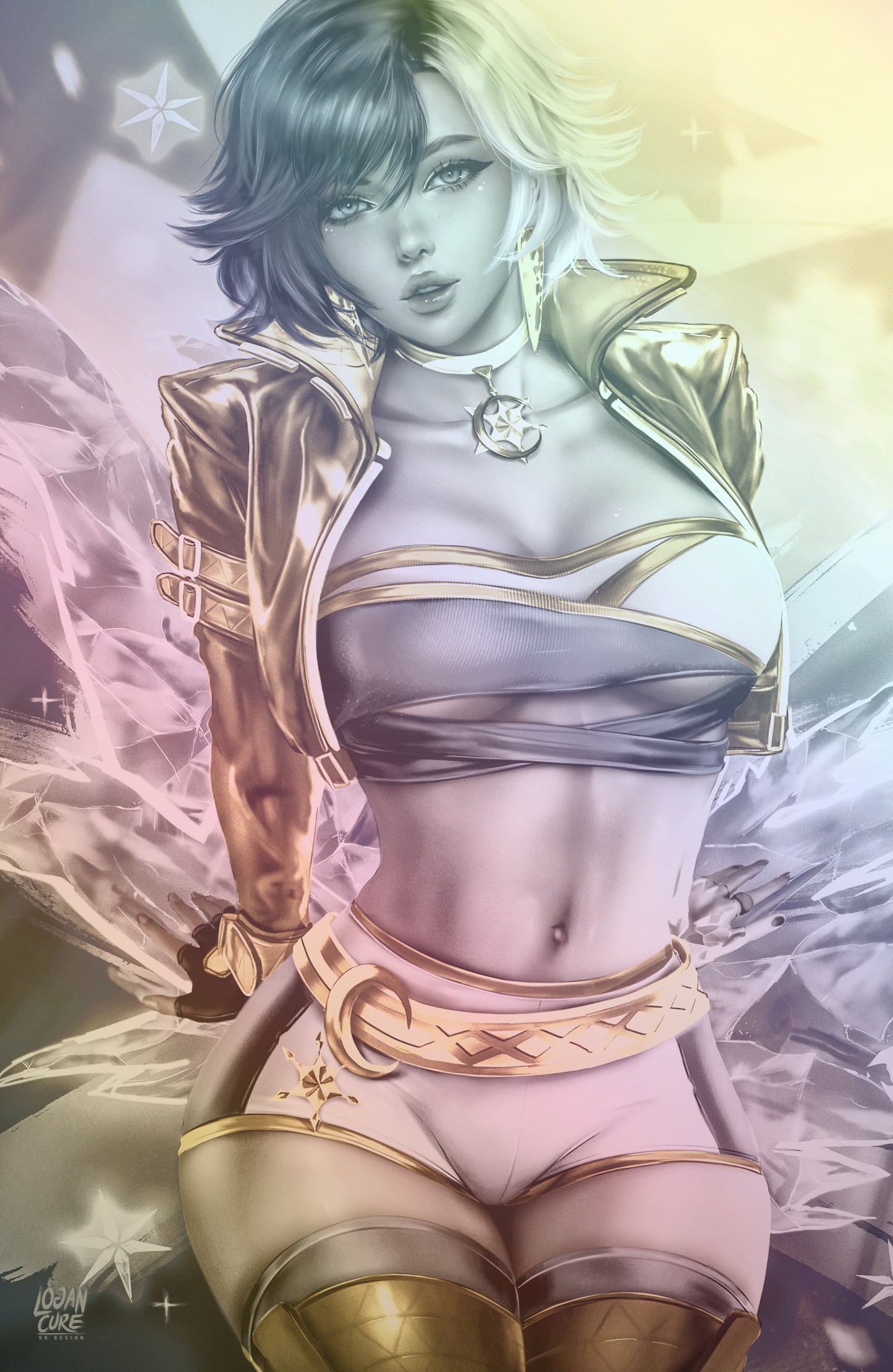 WAIFU CHRONICLES #1 - WINTER CHILL COSPLAY - HOLOFOIL/MAGMA FOIL/LEATHER - by Logan Cure - PREORDER