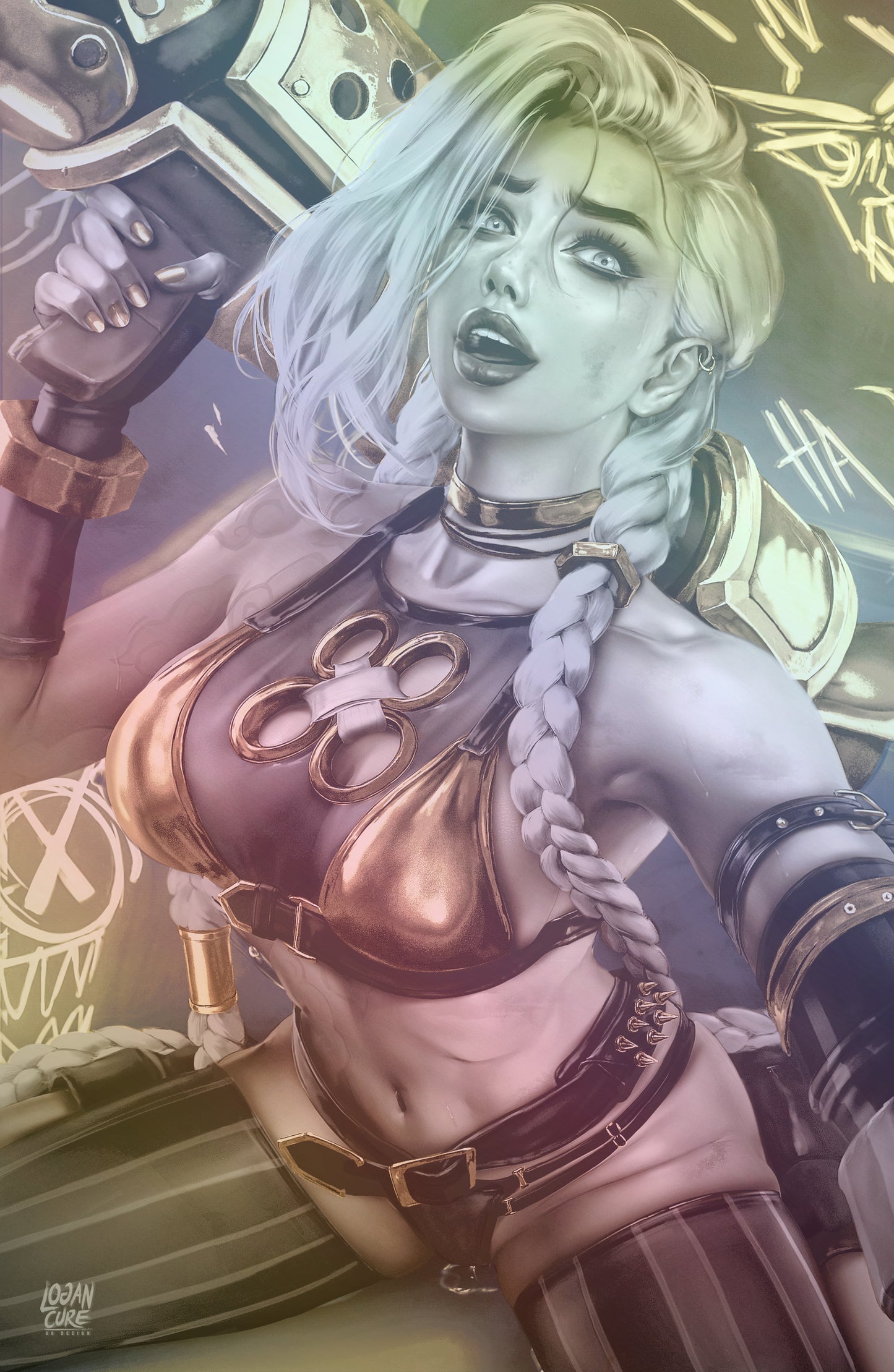 WAIFU CHRONICLES #1 - DEATH WILDCARD COSPLAY by Logan Cure GOLD