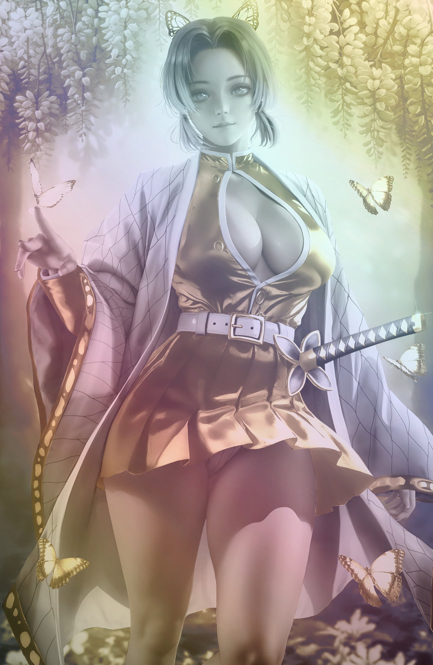 WAIFU CHRONICLES #1 - PURPLE SLAYER COSPLAY - HOLOFOIL/MAGMA FOIL/LEATHER - by Danejo - Preorder