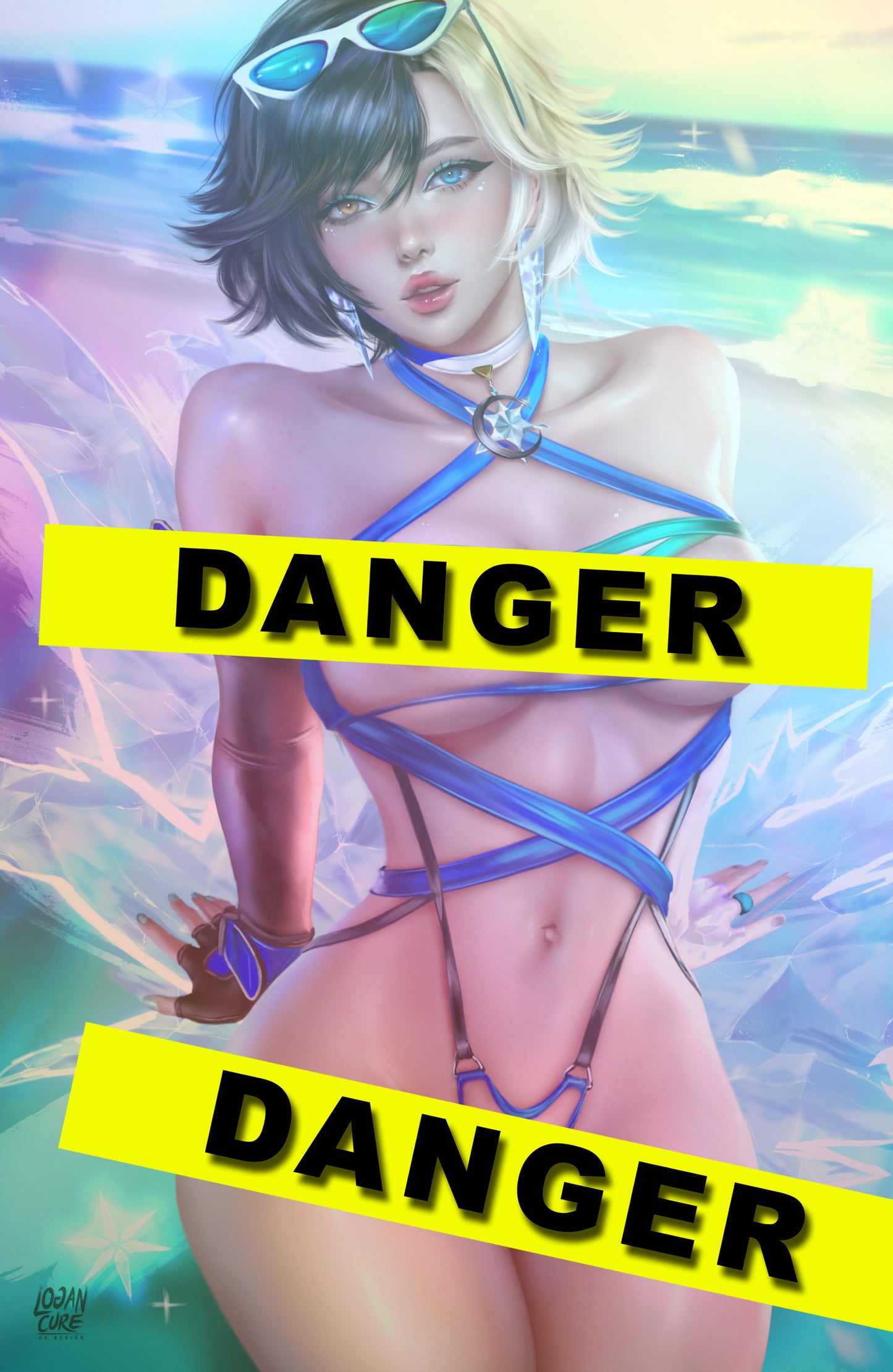 WAIFU CHRONICLES #1 - WINTER CHILL COSPLAY - HOLOFOIL/MAGMA FOIL/LEATHER - by Logan Cure - PREORDER