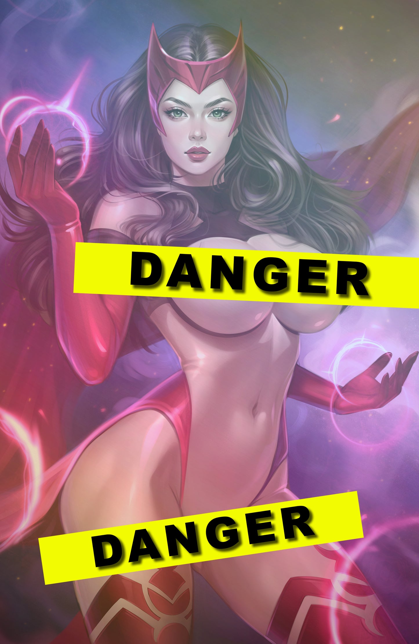 WAIFU CHRONICLES #1 - SPELLBOUND COSPLAY - HOLOFOIL/LEATHER - by Pilnikova Art - Preorder