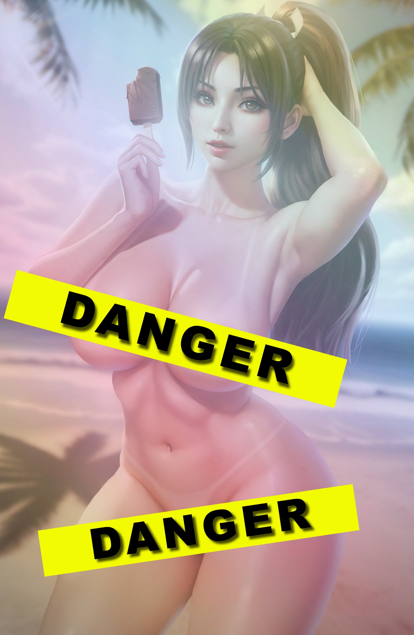 WAIFU CHRONICLES #1 - FAN SHINOBI COSPLAY - HOLOFOIL/LAVA FOIL/LEATHER - by Danejo - Preorder