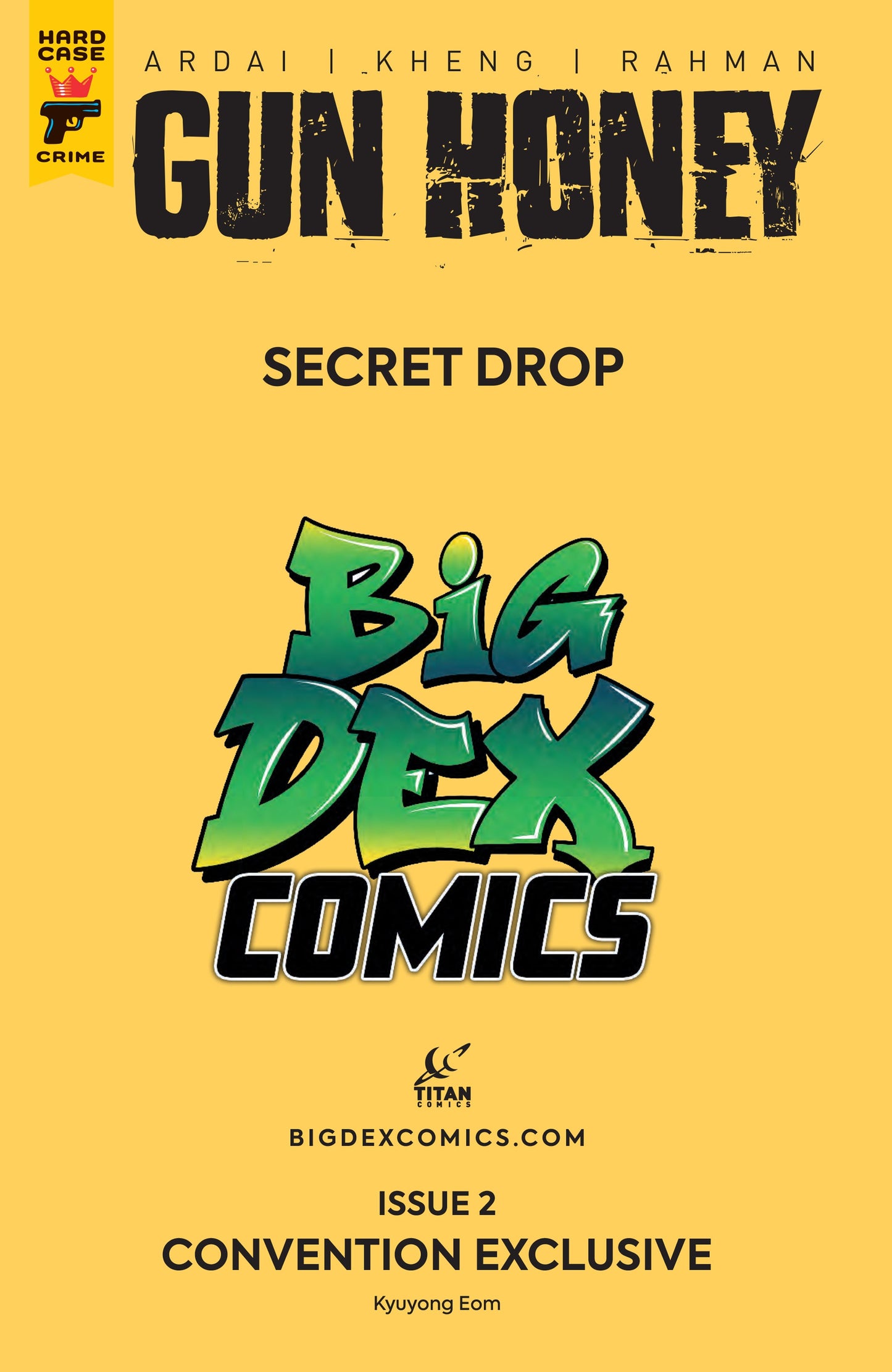 Gun Honey #2 KYUYONG EOM HeroesCon Exclusive RISQUE Virgin Variant SECRET DROP (Pre-Order)
