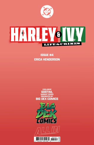 HARLEY & IVY LIFE AND CRIMES #4 - GODTAIL TRADE, VIRGIN & FOIL VARIANT BUNDLE SET
