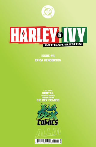 HARLEY & IVY LIFE AND CRIMES #4 - GODTAIL VIRGIN VARIANT