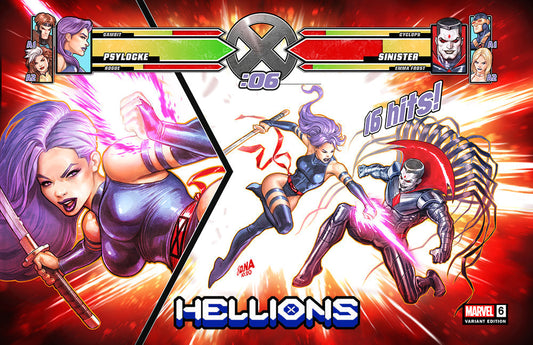 [SIGNED by David Nakayama] HELLIONS #6 UNKNOWN COMICS DAVID NAKAYAMA EXCLUSIVE VAR XOS (11/30/2022)
