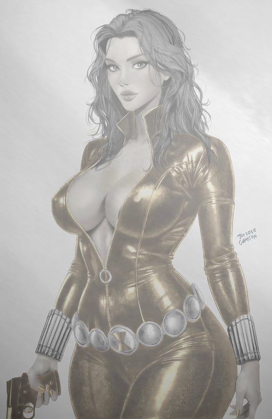 WAIFU CHRONICLES #1 - SENSUAL ASSASSIN COSPLAY (SECRET DROP) - by Tim Grayson +(CRYSTAL CLEAR BOARD)