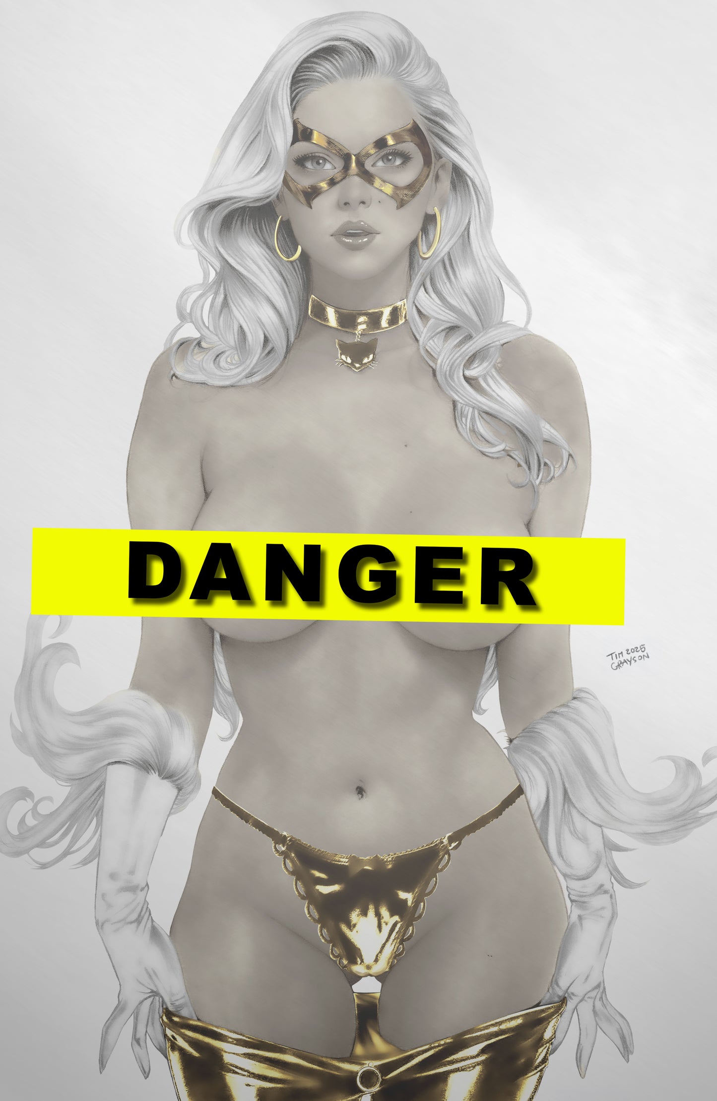 WAIFU CHRONICLES #1 - EROTICAT COSPLAY - HOLOFOIL/LAVA FOIL/LEATHER - by Tim Grayson - Preorder