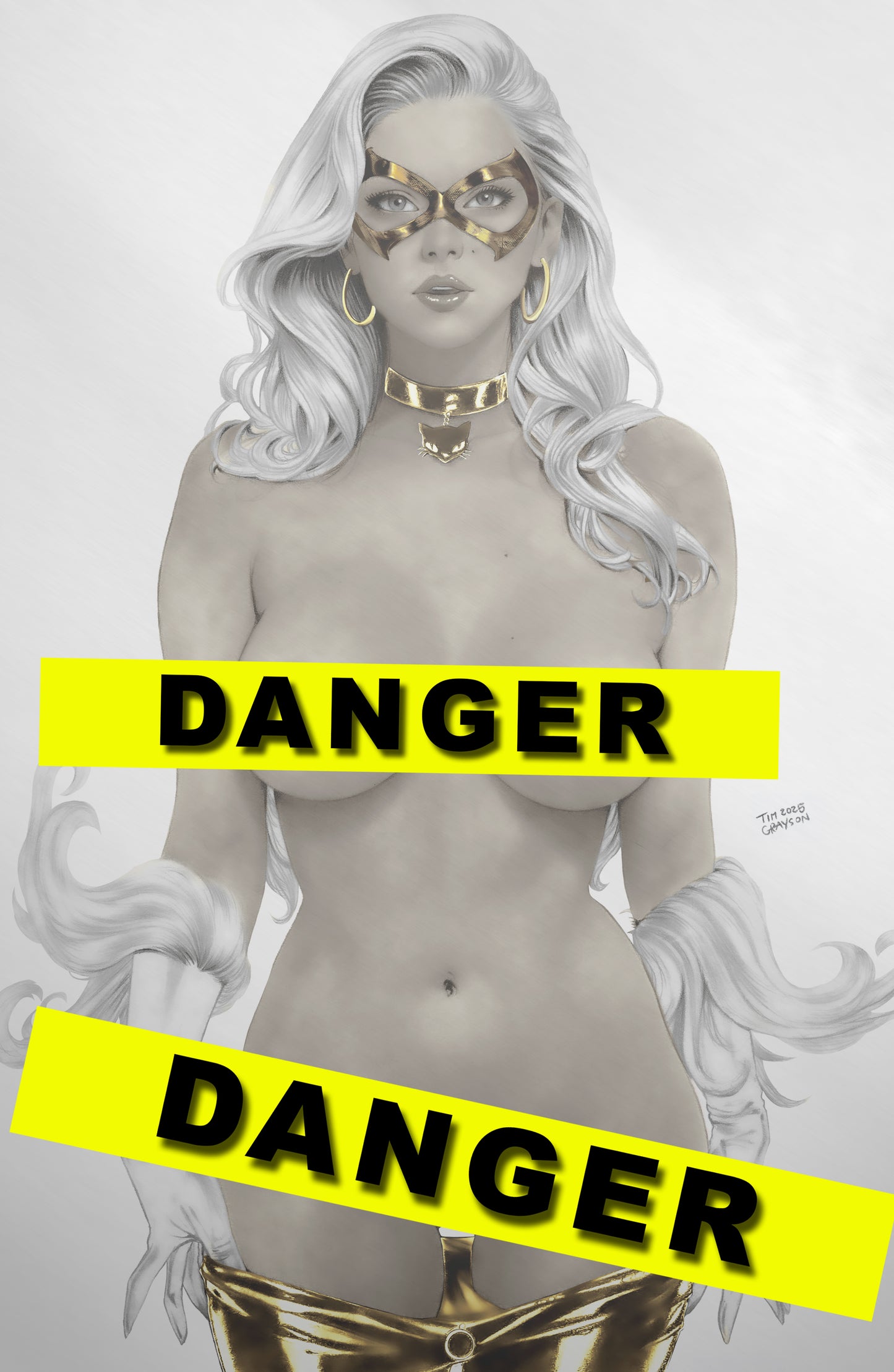 WAIFU CHRONICLES #1 - EROTICAT COSPLAY - HOLOFOIL/LAVA FOIL/LEATHER - by Tim Grayson - Preorder