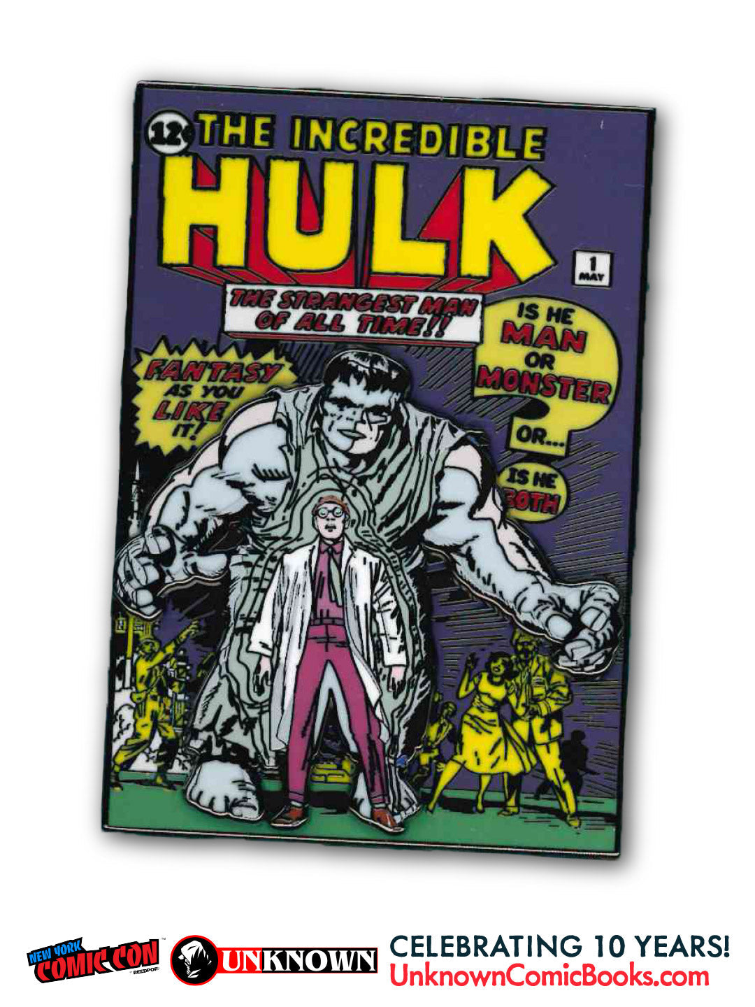 Hulk #1 3" Enamel Pin NYCC 2026 | Unknown Comics Exclusive (10/28/2026)